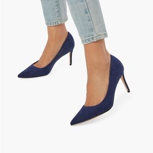 🆕 Navy Blue Khloy Classic Pumps Size 9.5